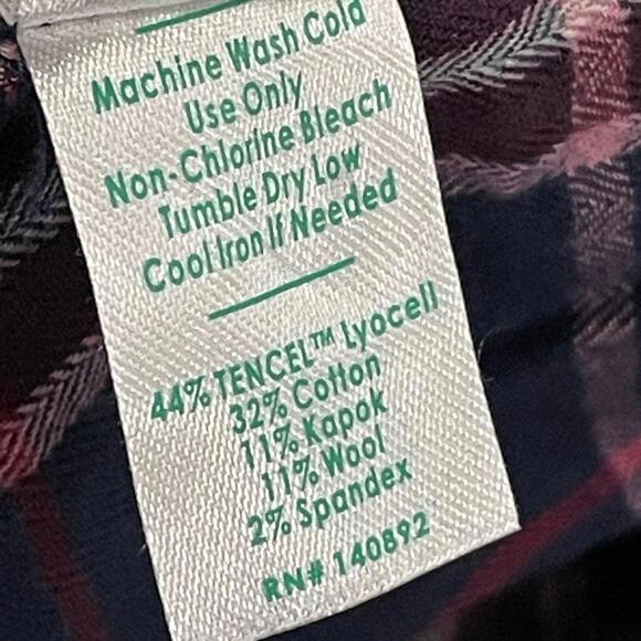 MARINE LAYER Maeve Midi Dress Women's Size S Twighlight Plaid - Picture 4 of 10